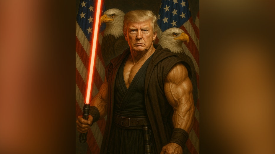White House celebrates ‘Star Wars Day’ with AI image of muscular Trump
