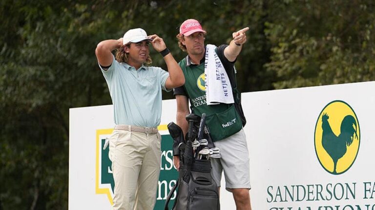 Garrick Higgo's caddie speaks out after late penalty disaster at PGA ...